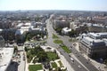 Panoramic view of Bucharest (Romania) Royalty Free Stock Photo