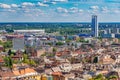 Panoramic view of Buda district in Budapest, Hungary Royalty Free Stock Photo