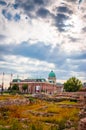 Panoramic view of Budapest Castle, Hungary Royalty Free Stock Photo