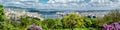Panoramic view of Budapest city Royalty Free Stock Photo