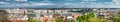 Panoramic view of Budapest city Royalty Free Stock Photo