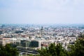 Panoramic view of Budapest city on summer cloudy day Royalty Free Stock Photo