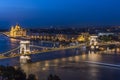 Panoramic view of Budapest, Hungary. Royalty Free Stock Photo