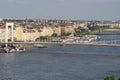 View of Budapest and the Danube River. Hungary, capital of Hungary Royalty Free Stock Photo