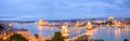 Panoramic View Budapest Hungary Royalty Free Stock Photo