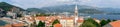 Panoramic view of Budva old town, Montenegro Royalty Free Stock Photo