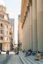 Panoramic view of buildings around Plaza de Mayo - Buenos Aires, Argentina -mar 2th 2024 Royalty Free Stock Photo