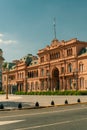 Panoramic view of buildings around Plaza de Mayo - Buenos Aires, Argentina -mar 2th 2024 Royalty Free Stock Photo