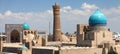 Panoramic view of bukhara from Ark Royalty Free Stock Photo