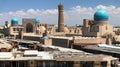 Panoramic view of bukhara from Ark Royalty Free Stock Photo