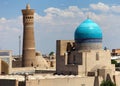 Panoramic view of bukhara from Ark Royalty Free Stock Photo