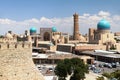 Panoramic view of bukhara from Ark Royalty Free Stock Photo