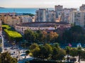 Panoramic View of Bullring in Malaga Royalty Free Stock Photo