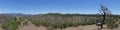 Panoramic View of the Bunyeroo Valley, Flinders Ranges National Park,Australia Royalty Free Stock Photo