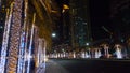 Panoramic view of Business bay of Dubai, UAE Royalty Free Stock Photo