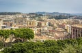 Panoramic view of cagliari city, sardinia island, italy Royalty Free Stock Photo