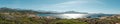 Panoramic view of Calvi Bay in Corsica Royalty Free Stock Photo