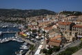Panoramic view at Calvi downtown on Corsica island in France Royalty Free Stock Photo