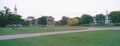 Panoramic view of the campus of Dartmouth College in Hanover, New Hampshire Royalty Free Stock Photo