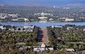 Panoramic view of Canberra from Mount Ainslie
