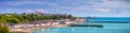 Panoramic view of Cancale, located on the coast of the Atlantic