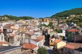 Panoramic view of Cancellara. Basilicata. Italy. Royalty Free Stock Photo