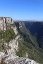 Panoramic view of the canyon relief Royalty Free Stock Photo