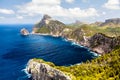 Panoramic view of Cape Formentor. Mallorca Royalty Free Stock Photo
