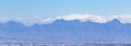 Panoramic view of Cape Town cityscape and mountains, South Africa Royalty Free Stock Photo