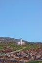 The Capel Rosso Lighthouse on the Giglio Island, Maremma, Tuscany, Italy