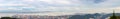 Panoramic view of the capital city of Penang island in Georgetown , Malaysia Royalty Free Stock Photo