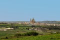 Panoramic view of Rabat or Victoria capital of Gozo