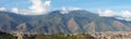 Panoramic view of Caracas and cerro El Avila National Park, famous mountain in Venezuela Royalty Free Stock Photo