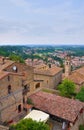 Panoramic view of Castell'Arquato. Emilia-Romagna. Italy. Royalty Free Stock Photo