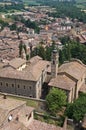 Panoramic view of Castell'arquato. Emilia-Romagna. Italy. Royalty Free Stock Photo