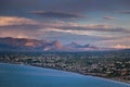 Panoramic view of Castellamare del Golfo in Sicily Royalty Free Stock Photo
