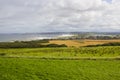 A panoramic view Castlerock and Coleraine towns in Northern Ireland