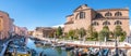 Panoramic view at the Cathedral of Santa Maria Assunta in Chioggia - Italy