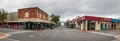 Panoramic view of the Cattley St at the commercial center of Burnie, Tasmania.