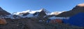 Panoramic View Cerro Querno, Aconcagua Base Camp, Argentina.