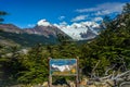 Panoramic view of Cerro Torre Mountain at the Laguna Torre trek in the Los Glaciares National Park