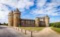 Panoramic view of Chateau de Suscinio in Gulf of Morbihan, Britt