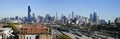 Panoramic view of Chicago from the south Royalty Free Stock Photo