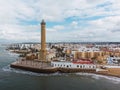 Panoramic view of the Chipiona lighthouse