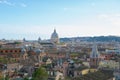 Landscape Roma Pincio Veduta Panorama Italy Royalty Free Stock Photo