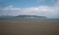 Panoramic view of the city of Bahia de Caraquez seen from the beach of San Vicente