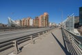 Panoramic view of city and bank of Don river from Voroshilovsky bridge in Rostov-on-Don, Russia Royalty Free Stock Photo