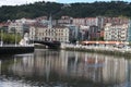 Panoramic view of the city of Bilbao Royalty Free Stock Photo