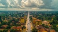 Panoramic view of the city of Brazzaville, Republic of the Congo