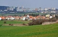 Panoramic view, city Brno, Czech republic,Europe Royalty Free Stock Photo